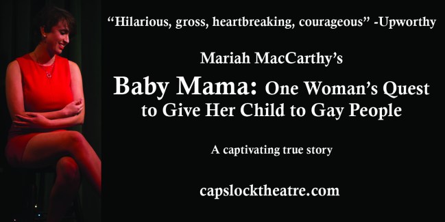 Baby Mama ad - Cincy Fringe - horizontal